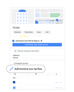 Google Hotel Center Perú, Google Hotel Center